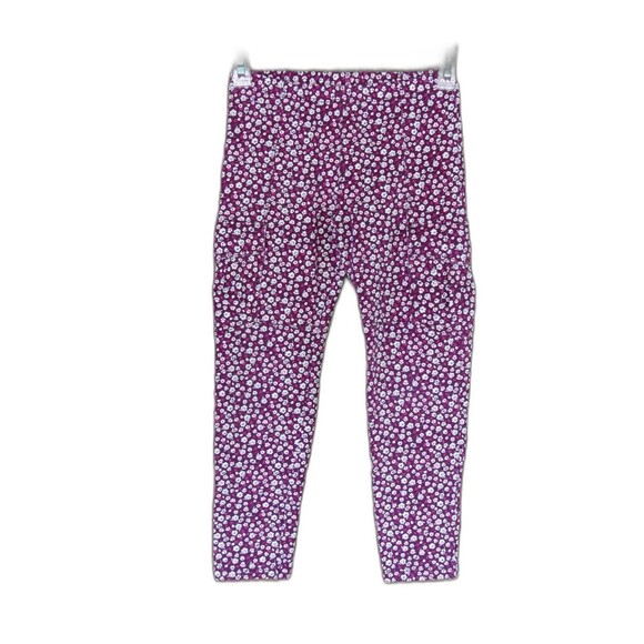 Tea Collection Girls Size 10 Pants Floral Purple Cargo Pockets Flowers 7F12221 - Picture 2 of 11